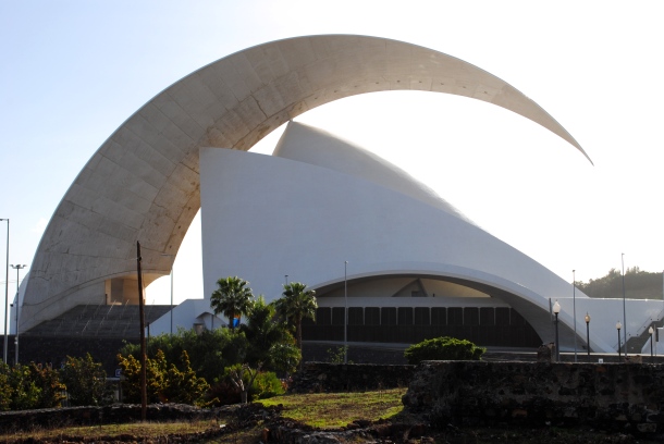 Auditorio de Tenerife, an auditorium designed by Santiago Calatrava